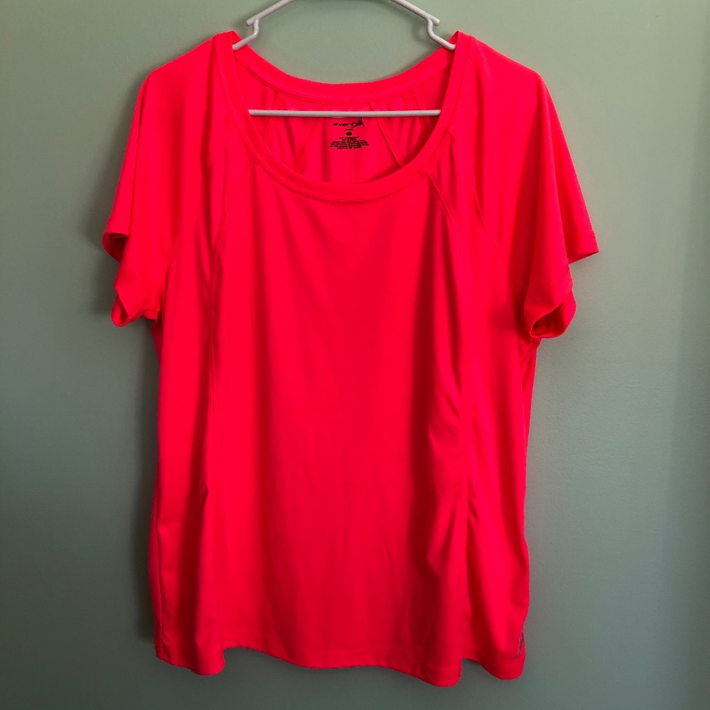 Exertek orange moisture wicking t shirt
